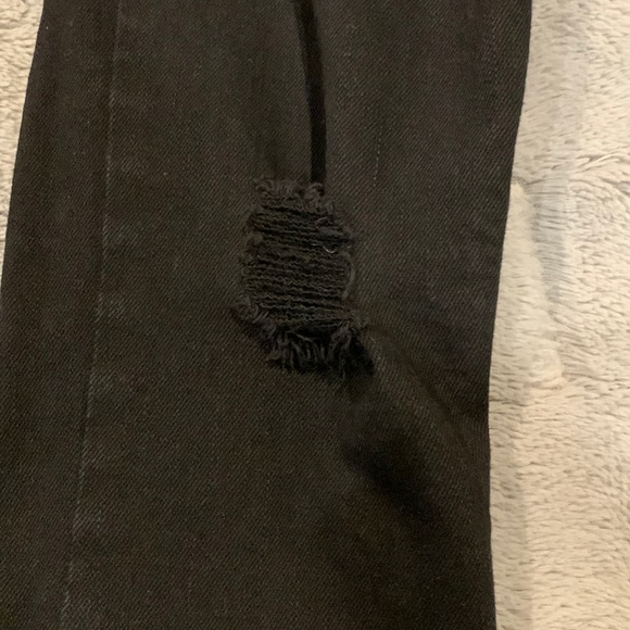 RSQ Skinny Taper Distressed Black Jeans - Picture 7 of 13